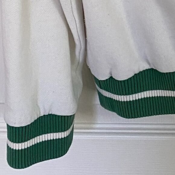 Montecarlo Racing Green/White Quarter Zip - Picture 3 of 5